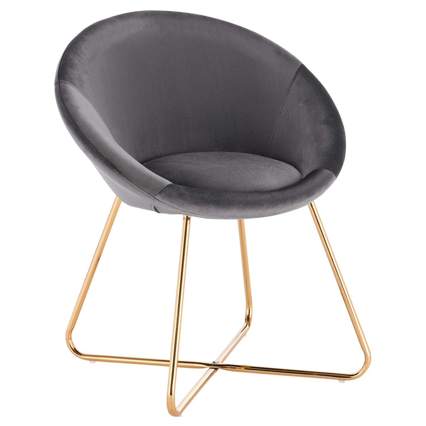 Chaise Ronde Velvet Moderne Rembourrée - Confort et Élégance pour Votre Espace