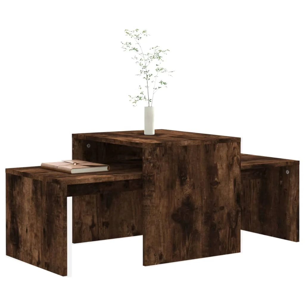 Table basse en bois style scandinave 100x48x40 cm