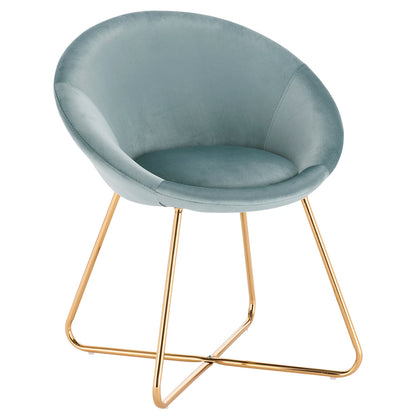 Chaise Ronde Velvet Moderne Rembourrée - Confort et Élégance pour Votre Espace