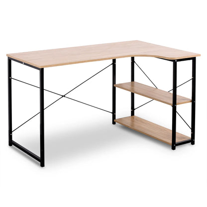 Bureau d'Angle Bois Métal - Organisation et Style pour Votre Espace de Travail