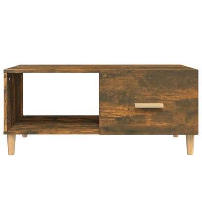 Table basse en bois de chêne style nordique  89,5x50x40 cm