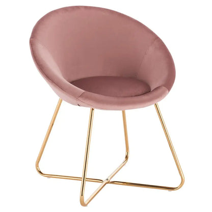 Chaise Ronde Velvet Moderne Rembourrée - Confort et Élégance pour Votre Espace