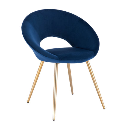 Chaise Velvet Ronde Gaétan - Confortable, Élégante et Polyvalente