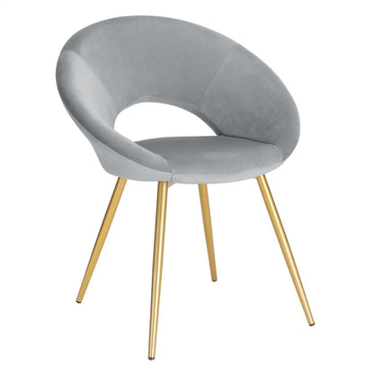 Chaise Velvet Ronde Gaétan - Confortable, Élégante et Polyvalente